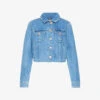 Paige Rowan Patch-pocket Cotton-blend Denim Jacket -Ress Clothing Shop R04144093 MIDBLUECLEANWASH M