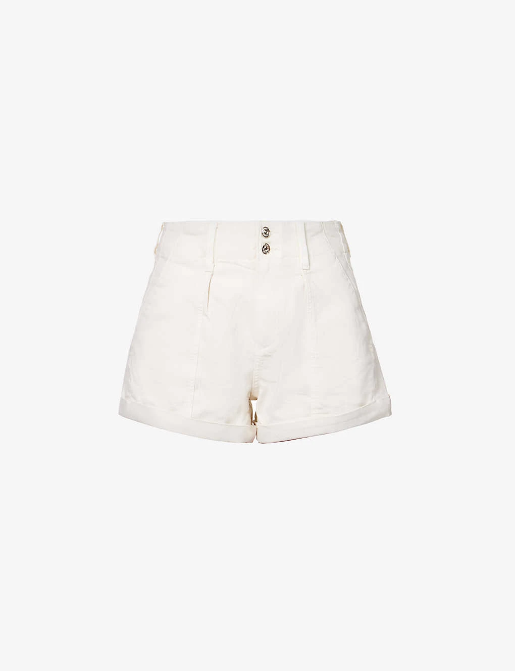 Paige Brooklyn Mid-rise Stretch-cotton And Rayon-blend Denim Shorts 3 Paige Brooklyn Mid-rise Stretch-cotton And Rayon-blend Denim Shorts
