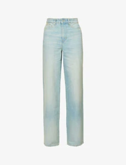 Kenzo Wide-leg Mid-rise Jeans