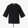 Varley Alden Dropped-shoulders Stretch-jersey Sweatshirt -Ress Clothing Shop R04147432 BLACK M