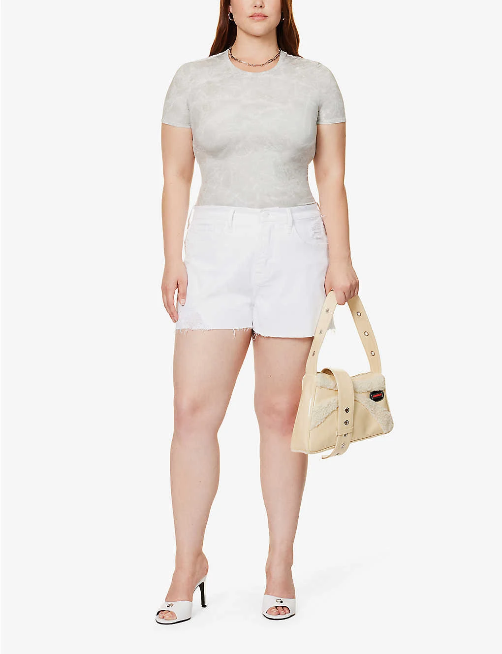 GOOD AMERICAN Good '90s High-rise Stretch-denim Shorts 4 GOOD AMERICAN Good '90s High-rise Stretch-denim Shorts - Image 2