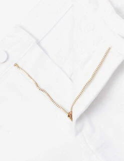 GOOD AMERICAN Good '90s High-rise Stretch-denim Shorts 17 GOOD AMERICAN Good '90s High-rise Stretch-denim Shorts -Ress Clothing Shop R04147935 WHITE001 ALT07