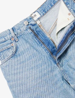 AGOLDE Stella High-rise Organic-denim Shorts -Ress Clothing Shop R04148481 MODEMEDIUMVINTIND ALT06