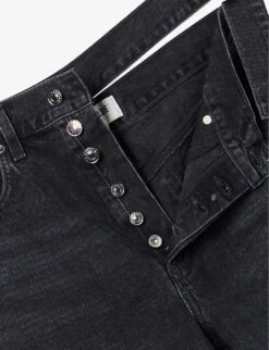 AGOLDE Broken Waistband High-rise Organic-denim Shorts 15 AGOLDE Broken Waistband High-rise Organic-denim Shorts -Ress Clothing Shop R04148482 COURSEWASHEDBLACK ALT06