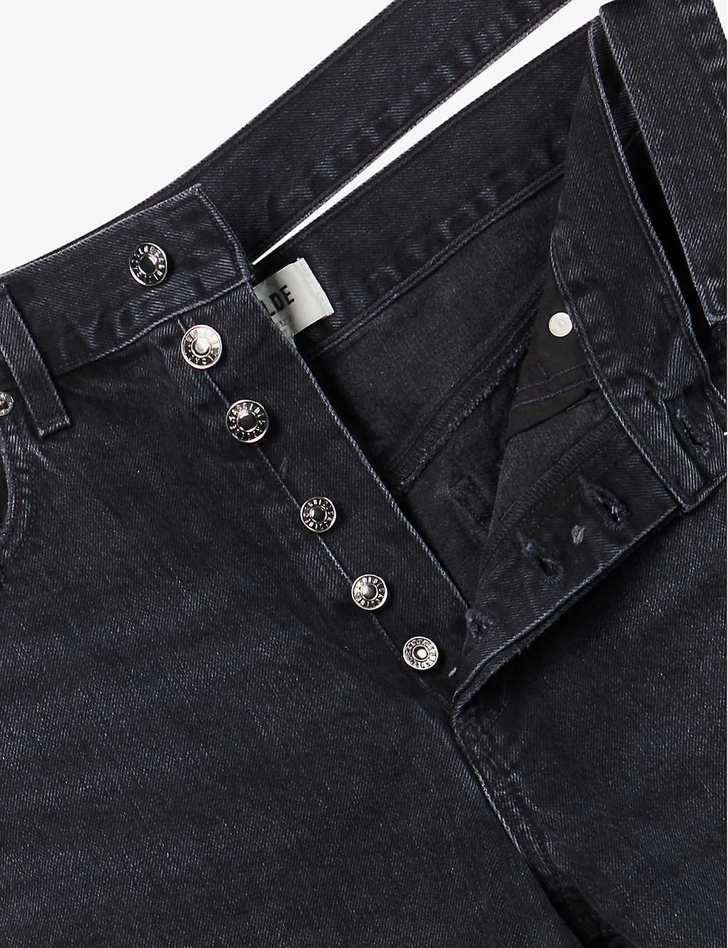 AGOLDE Broken Waistband High-rise Organic-denim Shorts 9 AGOLDE Broken Waistband High-rise Organic-denim Shorts - Image 7