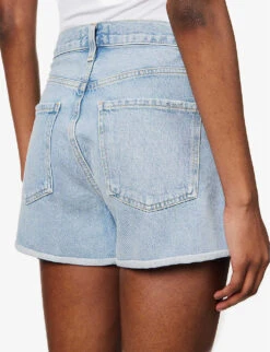 AGOLDE Dee High-rise Organic-denim Shorts -Ress Clothing Shop R04148483 HAZARDLIGHTVINTIND ALT04