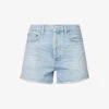 AGOLDE Dee High-rise Organic-denim Shorts -Ress Clothing Shop R04148483 HAZARDLIGHTVINTIND M