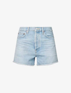 AGOLDE Dee High-rise Organic-denim Shorts