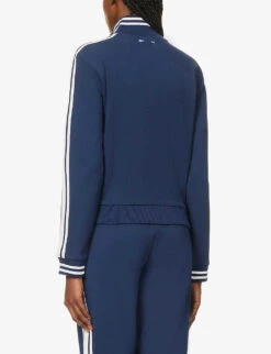 Hamilton Margot Striped Organic Cotton-blend Jacket -Ress Clothing Shop R04148916 NAVY ALT03