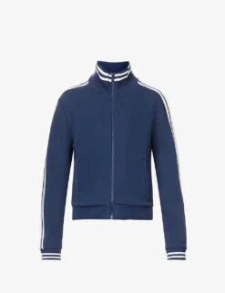 Hamilton Margot Striped Organic Cotton-blend Jacket