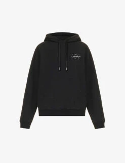 Bling Rhinestone-embellished Cotton Hoody