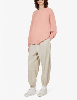 JAMES PERSE Round-neck Cotton-jersey Sweatshirt -Ress Clothing Shop R04149011 SPRITZ ALT01