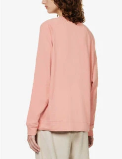 JAMES PERSE Round-neck Cotton-jersey Sweatshirt -Ress Clothing Shop R04149011 SPRITZ ALT03