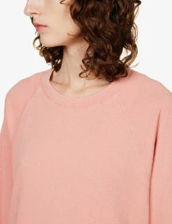 JAMES PERSE Round-neck Cotton-jersey Sweatshirt -Ress Clothing Shop R04149011 SPRITZ ALT04