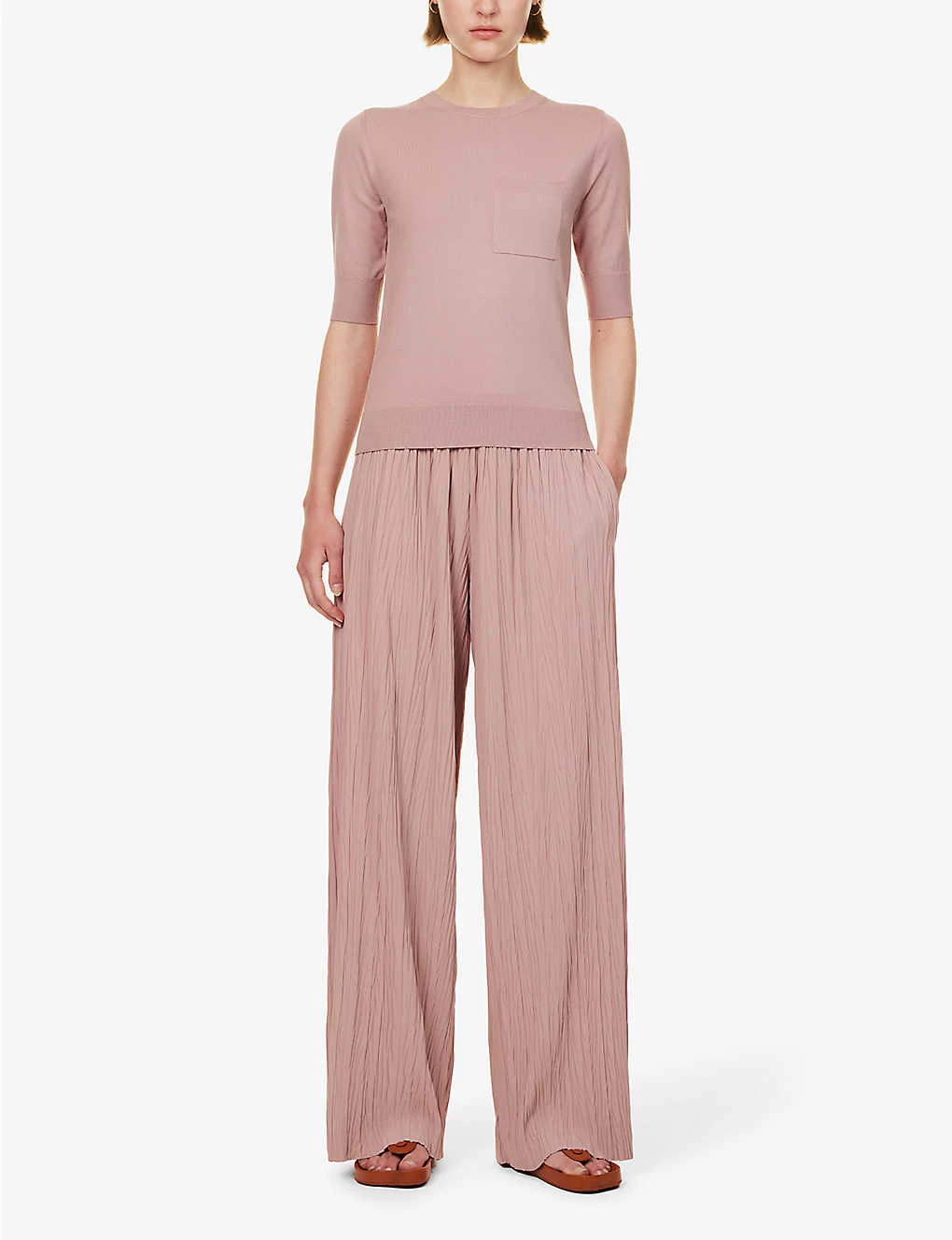 Max Mara Round-neck Short-sleeve Knitted Top 4 Max Mara Round-neck Short-sleeve Knitted Top - Image 2