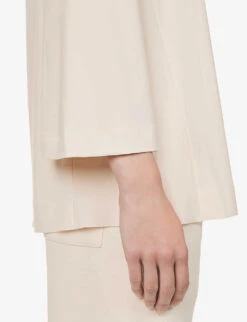 Max Mara Pampas Relaxed-fit Stretch-woven Top 11 Max Mara Pampas Relaxed-fit Stretch-woven Top -Ress Clothing Shop R04149121 IVORY ALT04