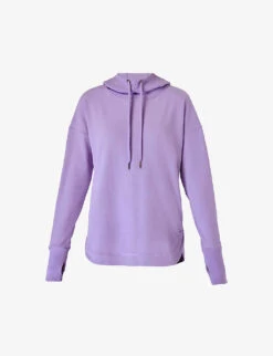 Sweaty Betty Escape Italian Recycled-stretch-jersey Hoody