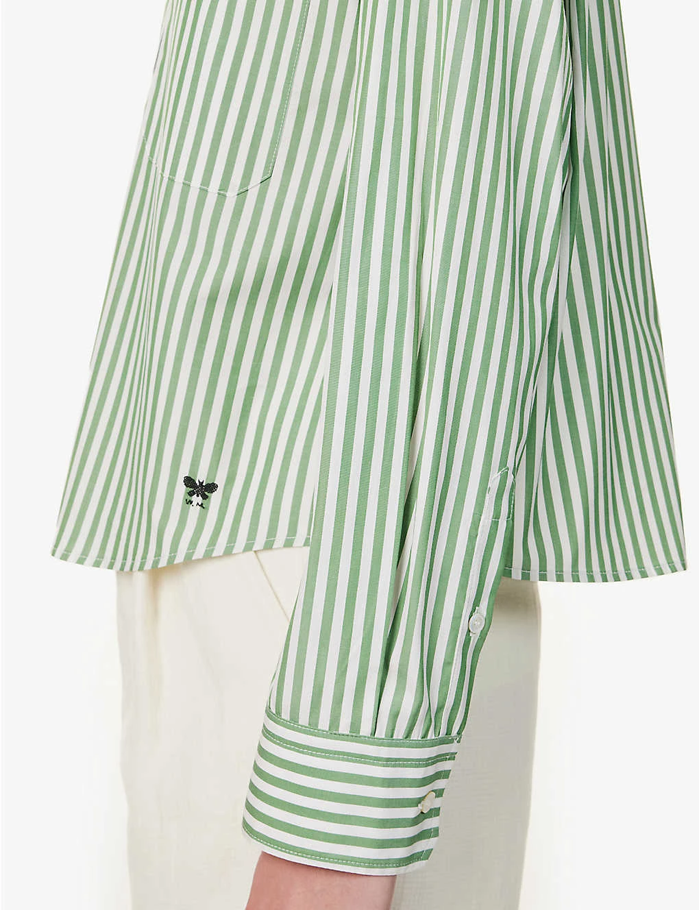 Weekend Max Mara Perak Striped Cotton Shirt 7 Weekend Max Mara Perak Striped Cotton Shirt - Image 5