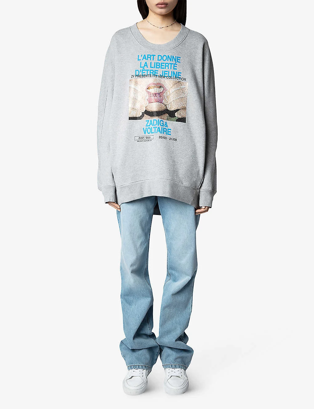 Zadig & Voltaire Freya Photoprint Cotton Sweatshirt 4 Zadig & Voltaire Freya Photoprint Cotton Sweatshirt - Image 2