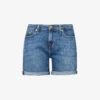 7 For All Mankind Boy Rolled-cuff Mid-rise Stretch-denim Shorts -Ress Clothing Shop R04152128 ROOFTOP M