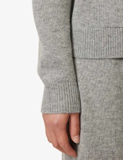 THEORY Relaxed-fit Drawstring-hood Wool And Cashmere-blend Hoody -Ress Clothing Shop R04152416 HUSKY ALT04