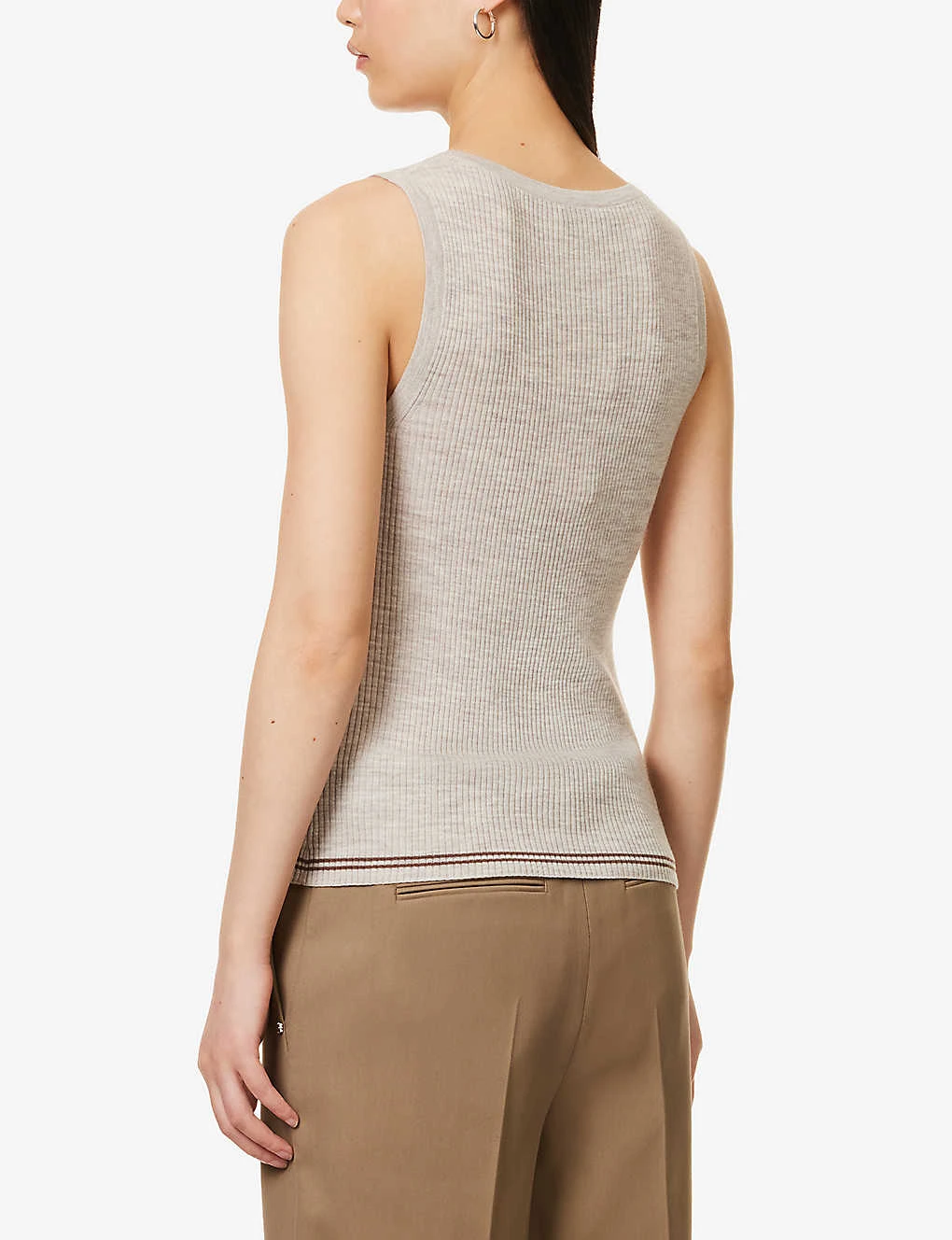 THEORY Regal Scoop-neck Wool-blend Top 6 THEORY Regal Scoop-neck Wool-blend Top - Image 4