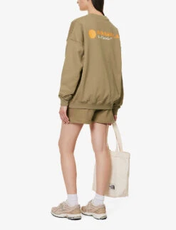 Resort Logo-print Cotton-jersey Sweatshirt -Ress Clothing Shop R04153623 DEEPSAND ALT01