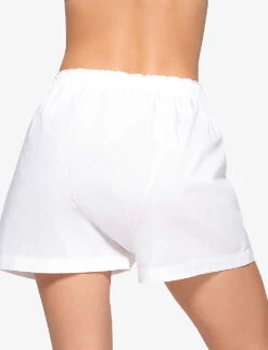 Skims Spa Relaxed-fit Cotton-poplin Pyjama Top -Ress Clothing Shop R04153806 SNOW ALT03