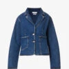 Yanne Single-breasted Organic-cotton Denim Blazer -Ress Clothing Shop R04155201 BLUEINDIGO M