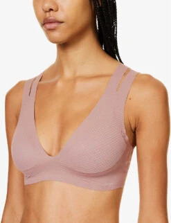 Sloggi Zero Feel Flow Stretch-jersey Bralette -Ress Clothing Shop R04156197 CACAO ALT03