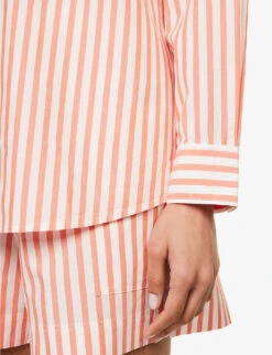 RAILS Arlo Striped Regular-fit Cotton-blend Shirt -Ress Clothing Shop R04158667 LESISTRIPE ALT05