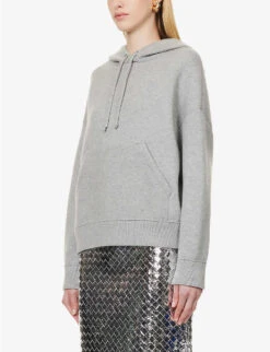 Bottega Veneta Kangaroo-pocket Cashmere-blend Hoody 9 Bottega Veneta Kangaroo-pocket Cashmere-blend Hoody -Ress Clothing Shop R04159960 LIGHTGREYMELANGE ALT02