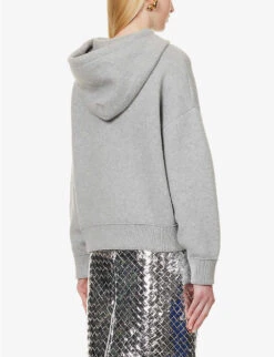 Bottega Veneta Kangaroo-pocket Cashmere-blend Hoody 10 Bottega Veneta Kangaroo-pocket Cashmere-blend Hoody -Ress Clothing Shop R04159960 LIGHTGREYMELANGE ALT03