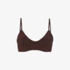 Smoothing V-neck Stretch-woven Bralette