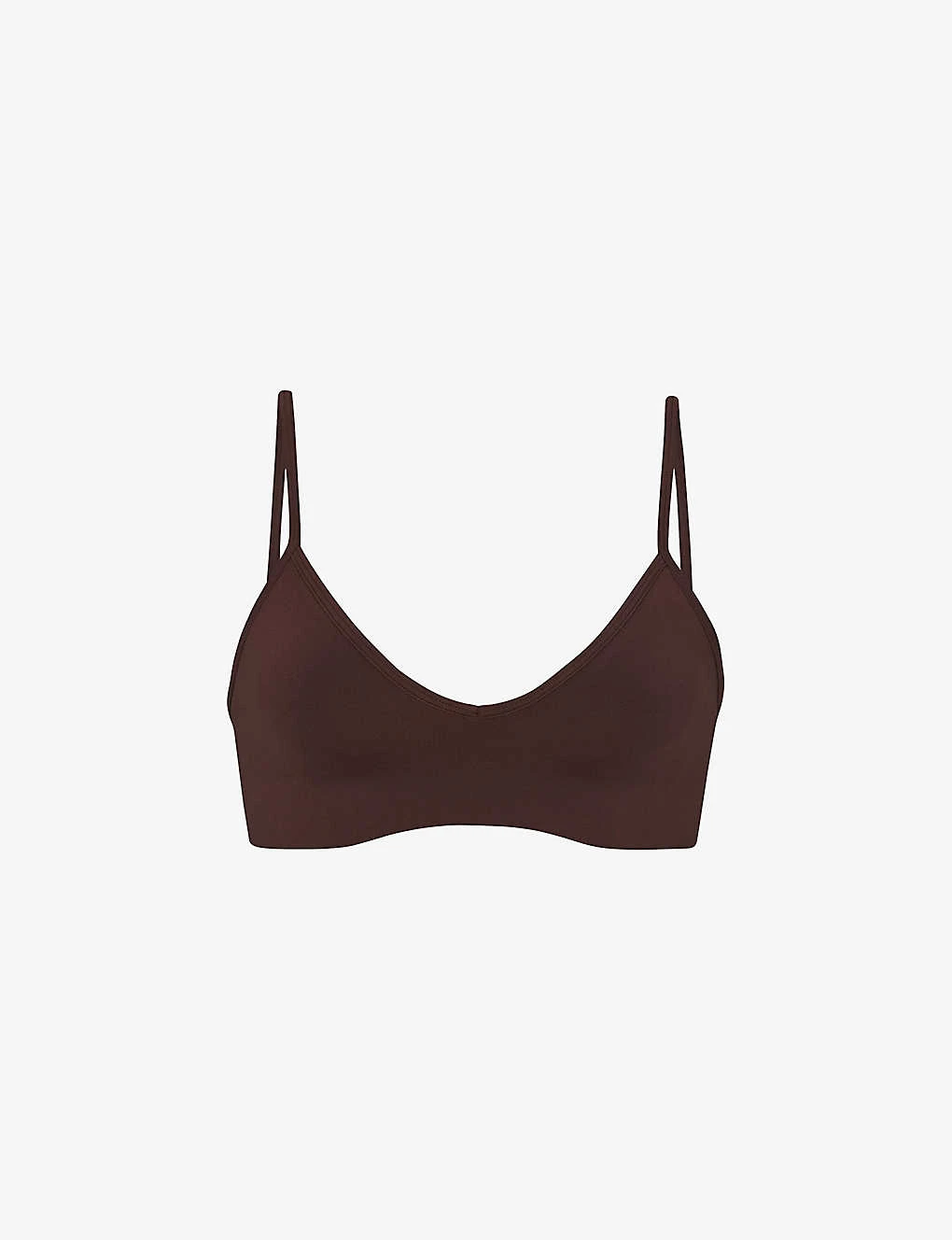 Smoothing V-neck Stretch-woven Bralette 3 Smoothing V-neck Stretch-woven Bralette