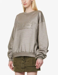 ALEXANDER WANG Dollar Bill Graphic-print Cotton-jersey Sweatshirt 9 ALEXANDER WANG Dollar Bill Graphic-print Cotton-jersey Sweatshirt -Ress Clothing Shop R04160694 SANCTUARY ALT02