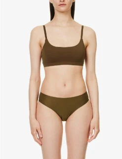 Ultimate Soft Regular-fit Stretch-woven Bra -Ress Clothing Shop R04163588 COCO ALT01