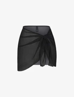 Semi-sheer Chiffon Silk Skirt