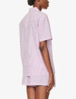 Core Striped Cotton-poplin Shirt 8 Core Striped Cotton-poplin Shirt -Ress Clothing Shop R04164434 STRIPE0005 ALT02