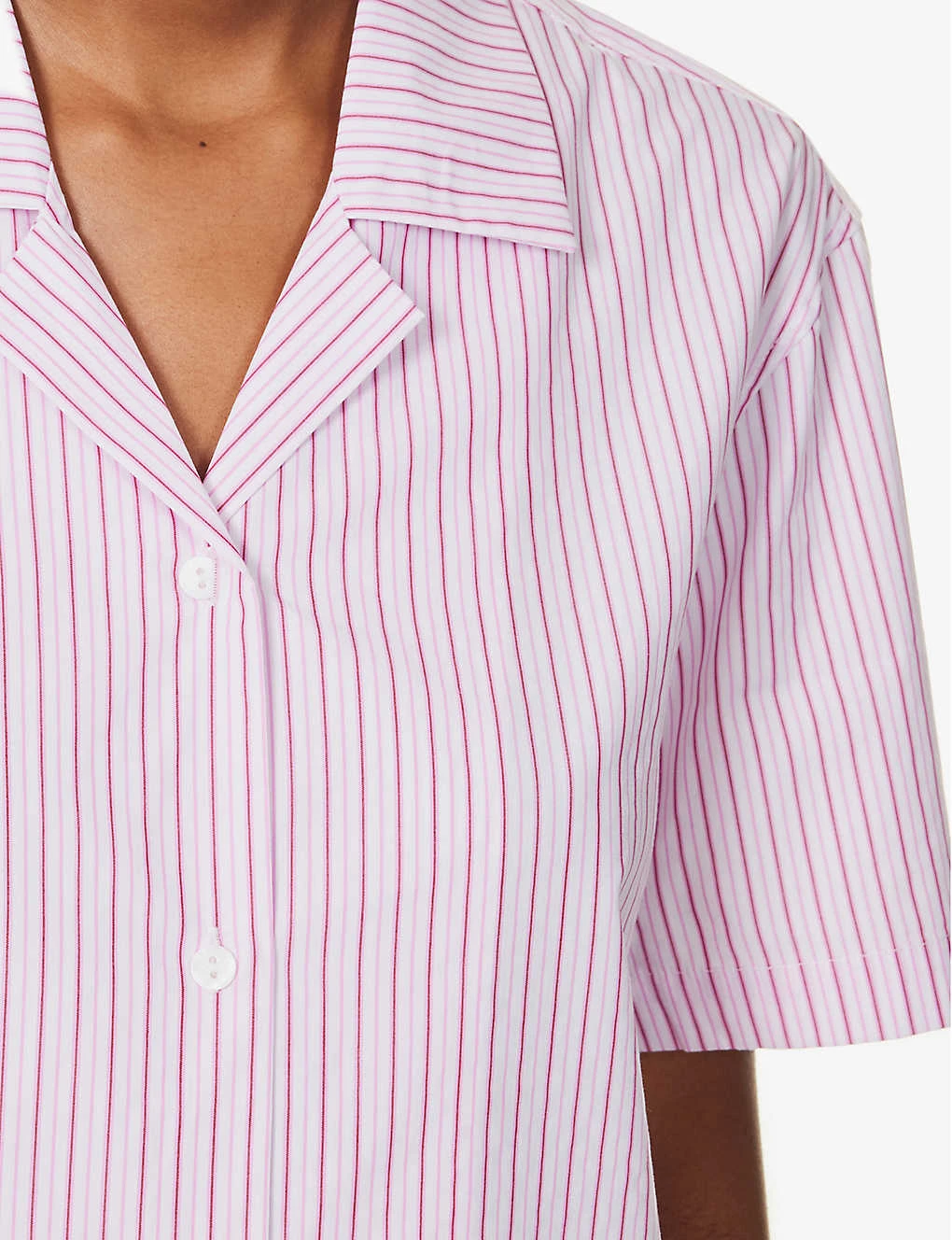 Core Striped Cotton-poplin Shirt 6 Core Striped Cotton-poplin Shirt - Image 4