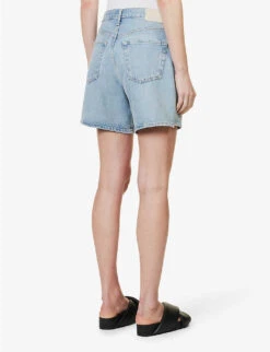 CITIZENS OF HUMANITY Marlow Relaxed-fit Organic-cotton Denim Shorts -Ress Clothing Shop R04164581 LIBERTINEORGANIC ALT03