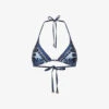 Reiss Tina Printed Stretch-nylon Bikini Top -Ress Clothing Shop R04164812 BLUEPRINT M