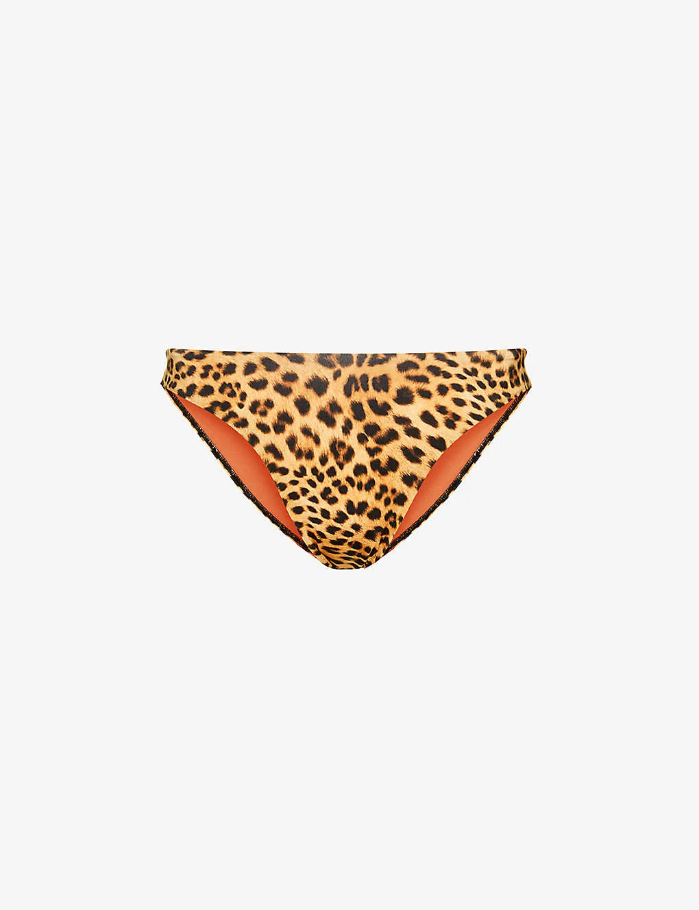 Byron Animal-print Recycled Nylon-blend High-rise Bikini Bottom 3 Byron Animal-print Recycled Nylon-blend High-rise Bikini Bottom