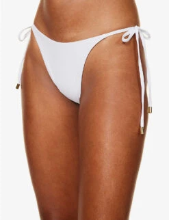 Palma Recycled Nylon-blend High-rise Bikini Bottoms 8 Palma Recycled Nylon-blend High-rise Bikini Bottoms -Ress Clothing Shop R04165719 WHITE ALT02
