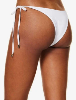 Palma Recycled Nylon-blend High-rise Bikini Bottoms 9 Palma Recycled Nylon-blend High-rise Bikini Bottoms -Ress Clothing Shop R04165719 WHITE ALT03