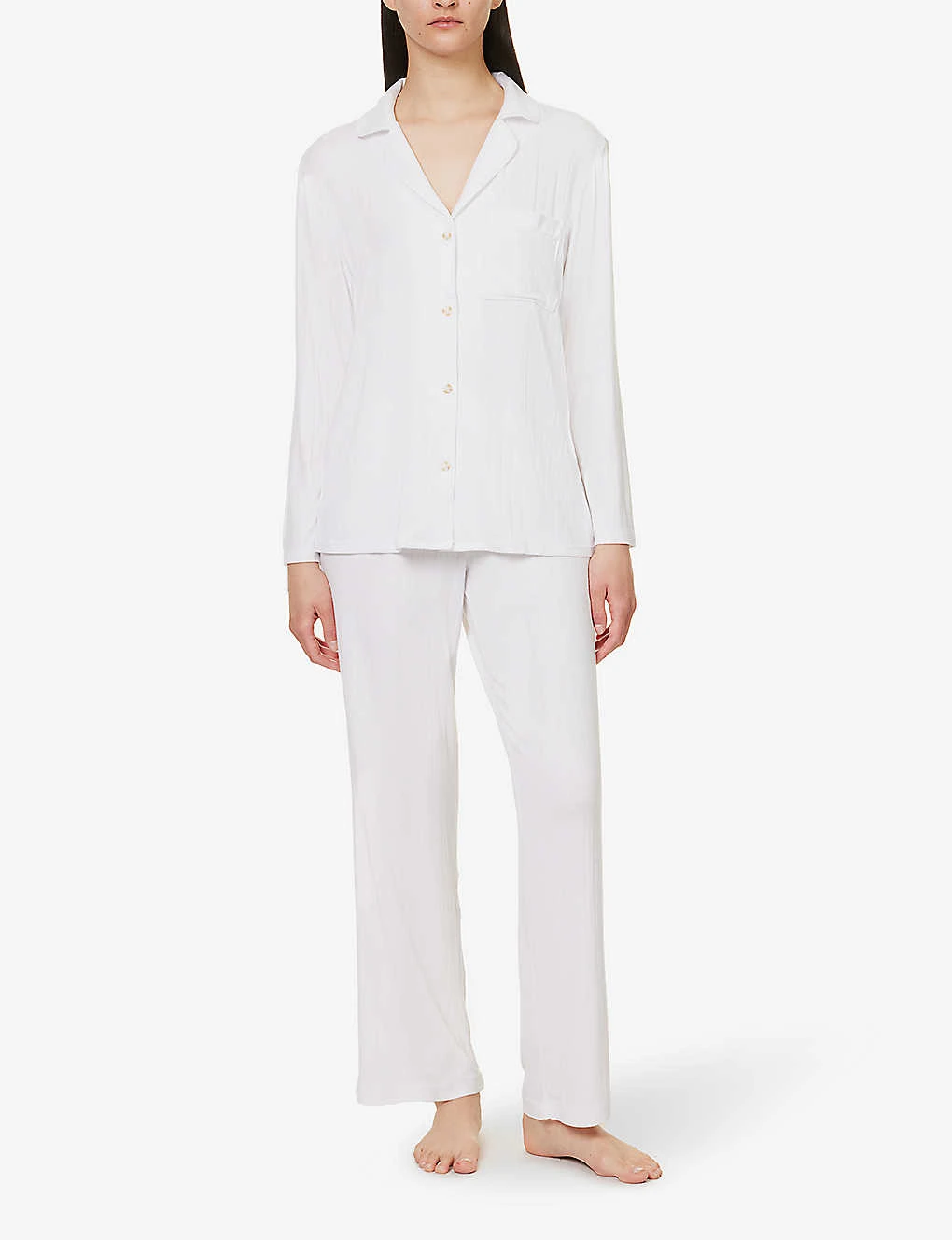 Eberjey Gisele Ribbed Stretch-jersey Pyjama Set 4 Eberjey Gisele Ribbed Stretch-jersey Pyjama Set - Image 2