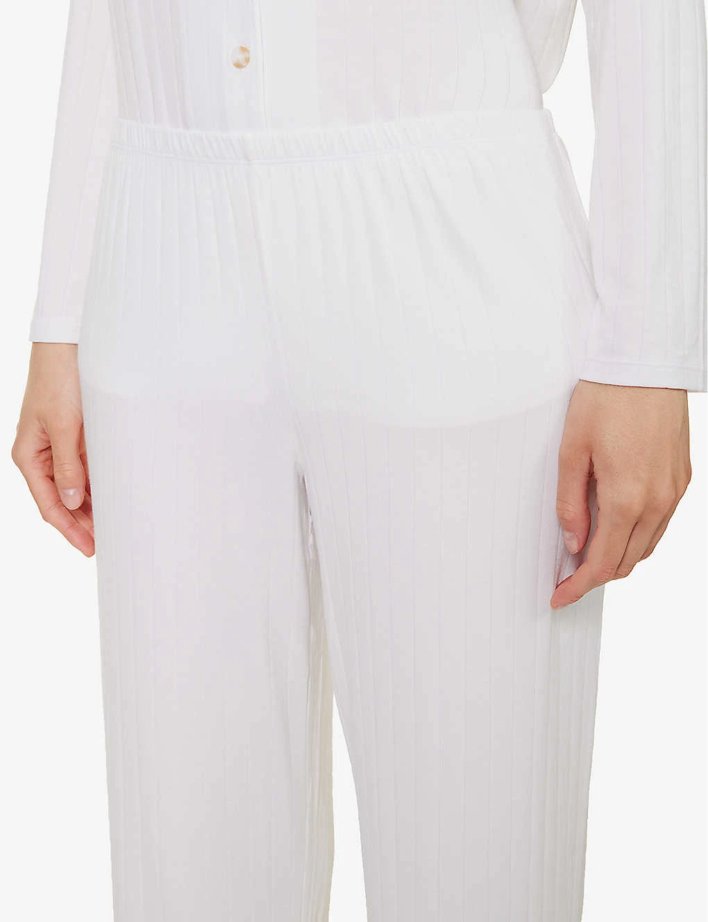 Eberjey Gisele Ribbed Stretch-jersey Pyjama Set 6 Eberjey Gisele Ribbed Stretch-jersey Pyjama Set - Image 4