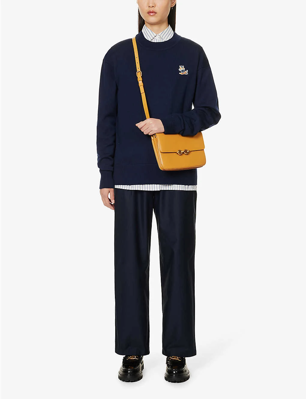 Brand-appliqué Ribbed-trim Wool-knit Jumper 4 Brand-appliqué Ribbed-trim Wool-knit Jumper - Image 2