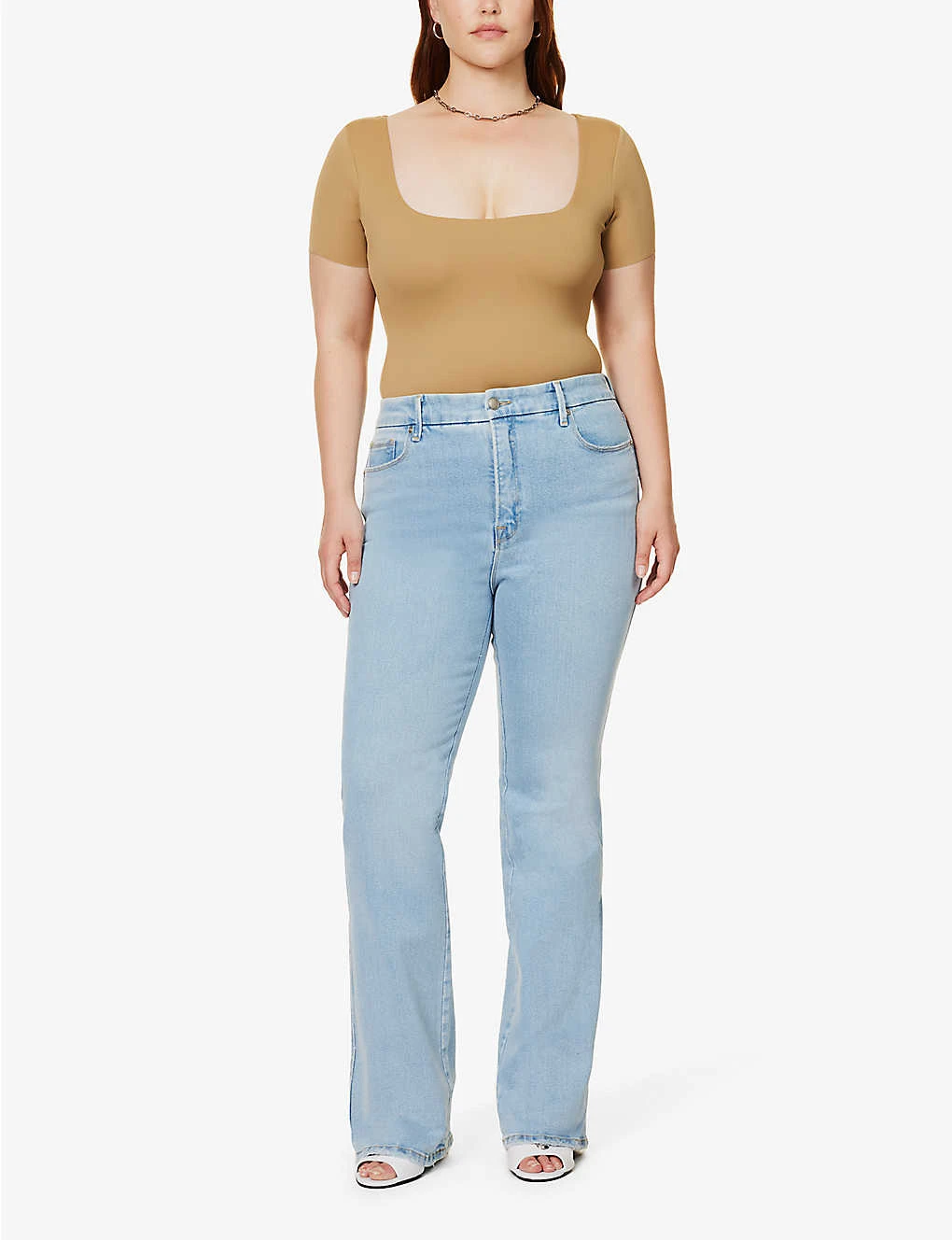 GOOD AMERICAN Scuba Square-neck Stretch-woven Body 4 GOOD AMERICAN Scuba Square-neck Stretch-woven Body - Image 2