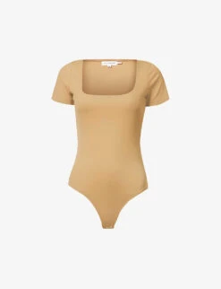 GOOD AMERICAN Scuba Square-neck Stretch-woven Body